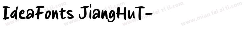 IdeaFonts JiangHuT字体转换